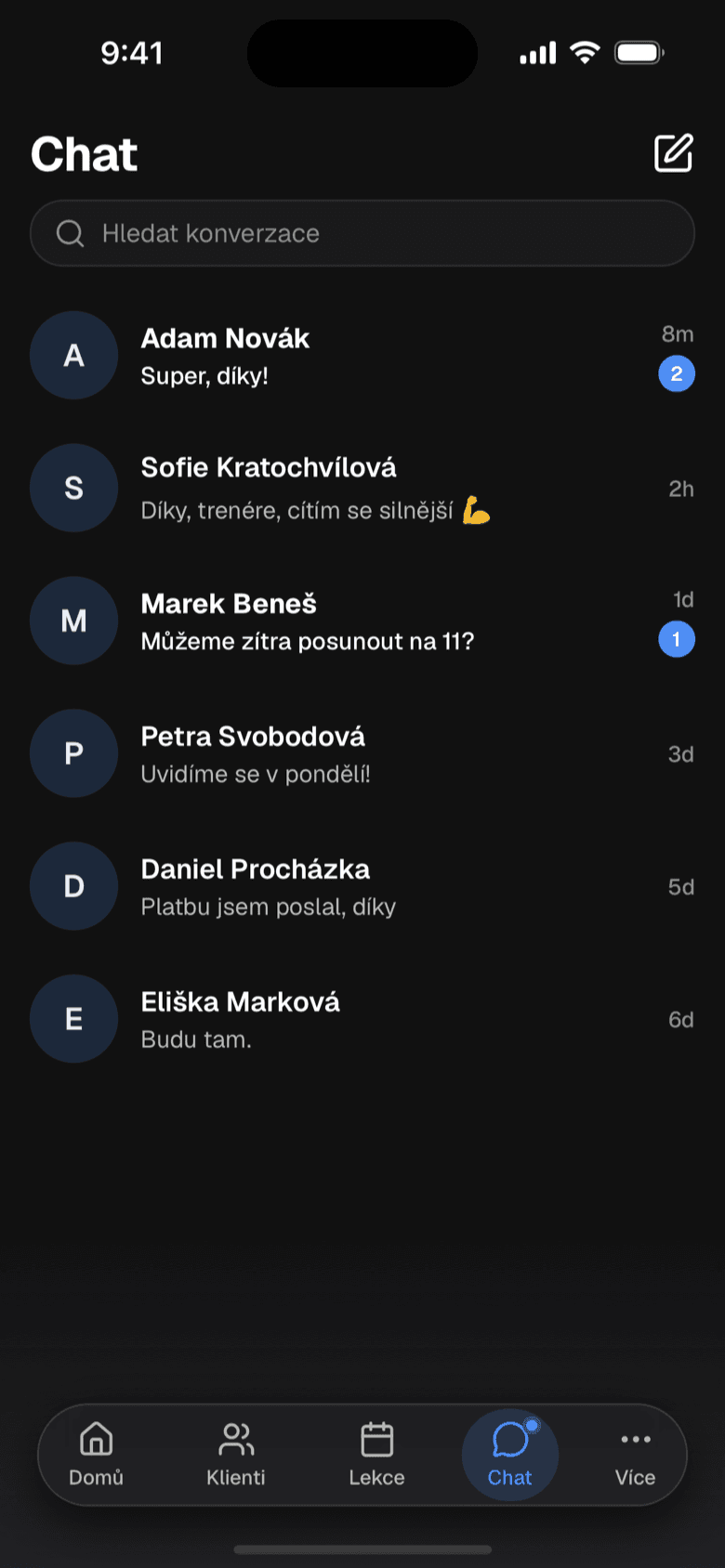Pište si s klienty v reálném čase